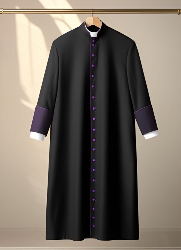 Túnica Clerical Ancha - Estilo Tradicional
