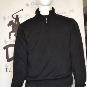 Jersey Negro Cuello Alto