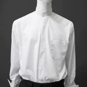 CAMISAS BLANCAS CUELLO MAO DOBLE PUÑO