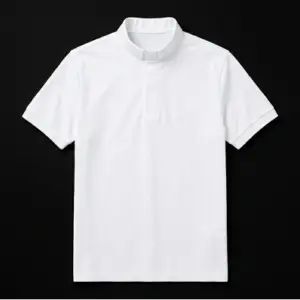 POLO MANGA CORTA COLOR BLANCO